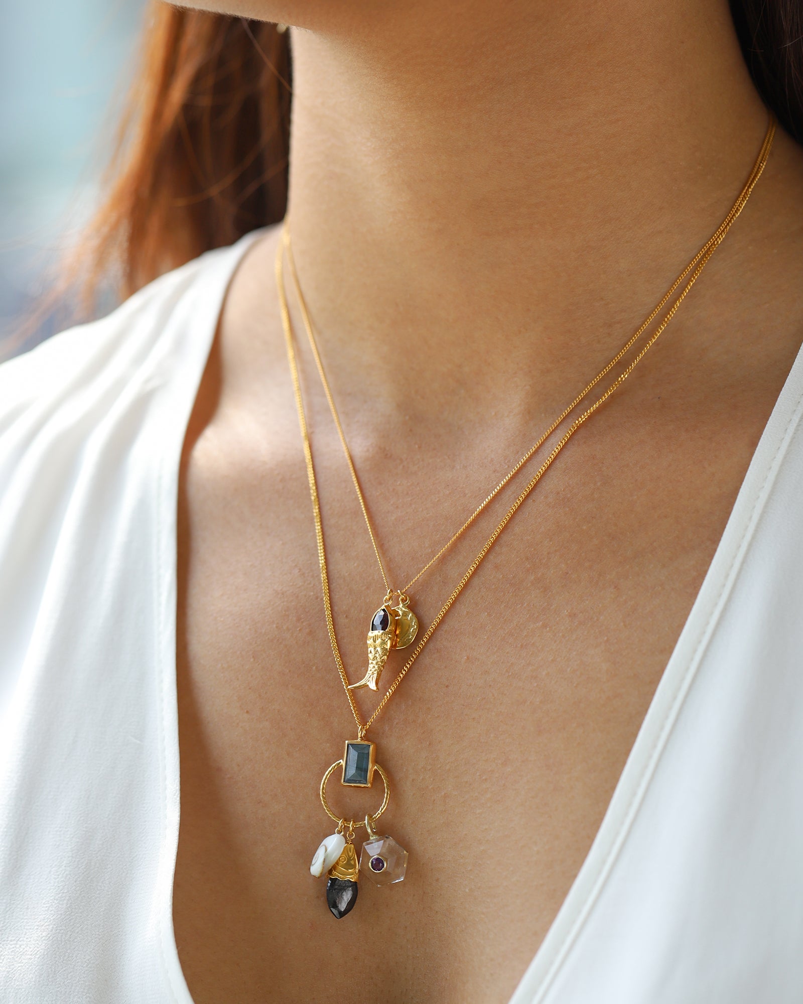 Chan Luu-Mini Koi Necklace-Necklaces-Blue Ruby Jewellery-Vancouver Canada