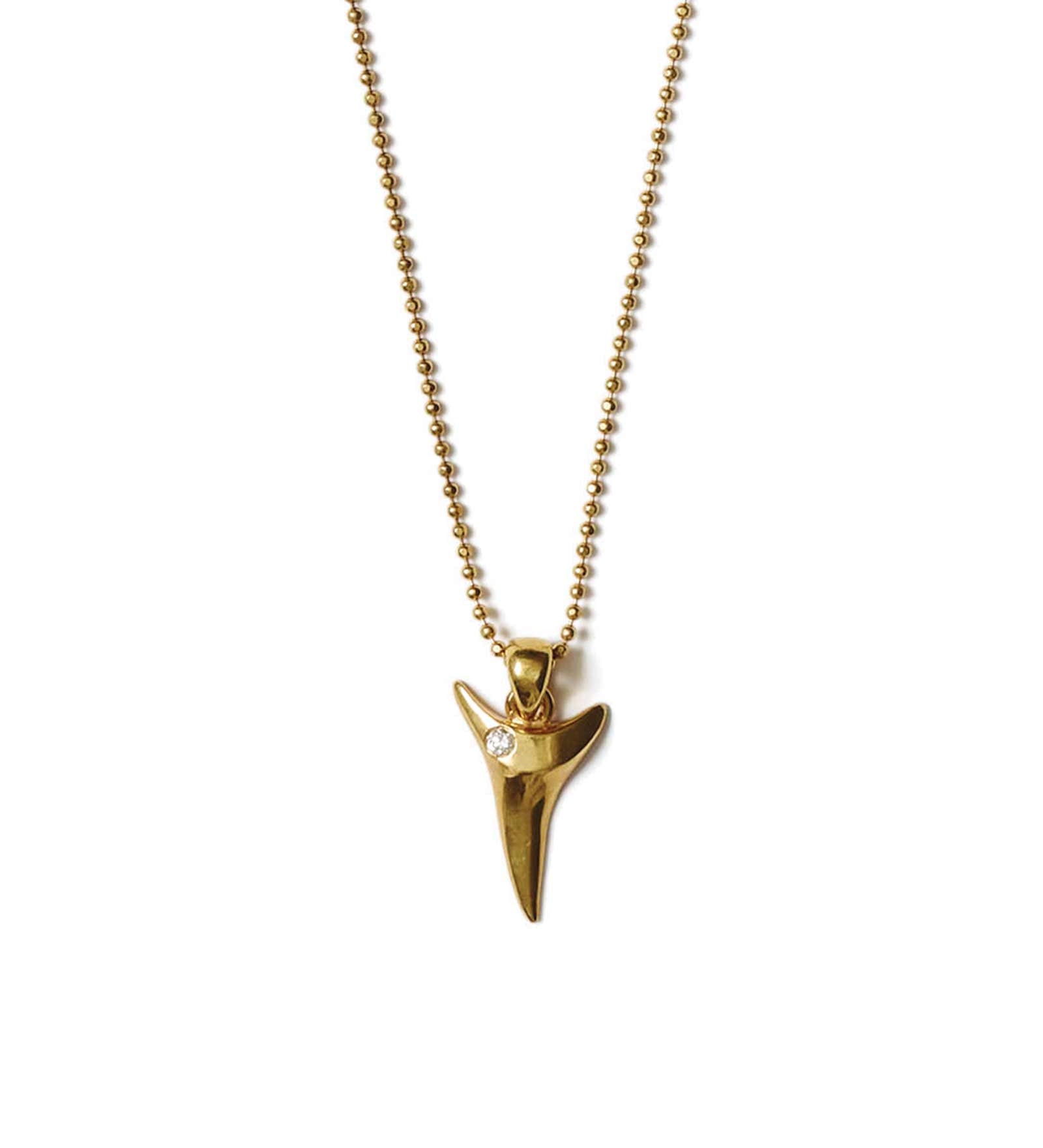 Mako Diamond Necklace 18k Gold Vermeil, Diamond