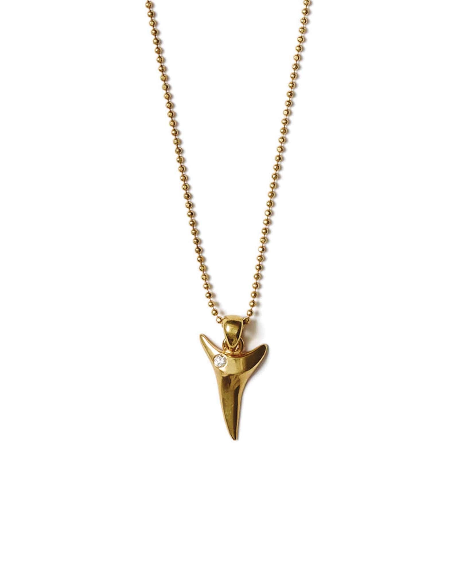Mako Diamond Necklace 18k Gold Vermeil, Diamond