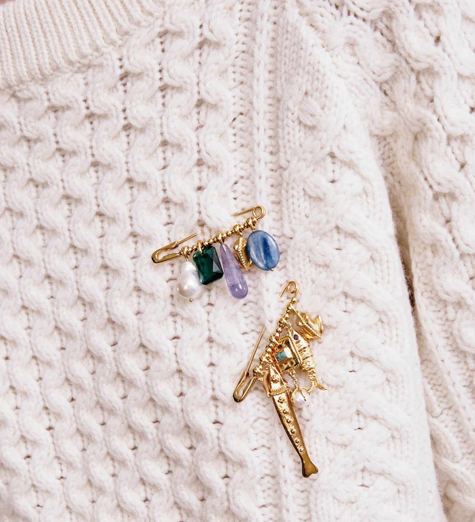 Chan Luu-Fish Brooch-Accessories-Blue Ruby Jewellery-Vancouver Canada