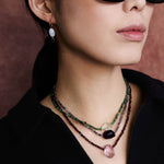 Chan Luu-Faceted Stone Necklace-Necklaces-Blue Ruby Jewellery-Vancouver Canada