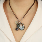 Chan Luu-Narcissus Charm Necklace-Necklaces-Blue Ruby Jewellery-Vancouver Canada