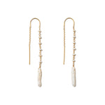 Pearl Link Threader 18k Gold Vermeil, Freshwater Pearl