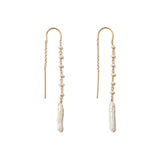 Pearl Link Threader 18k Gold Vermeil, Freshwater Pearl