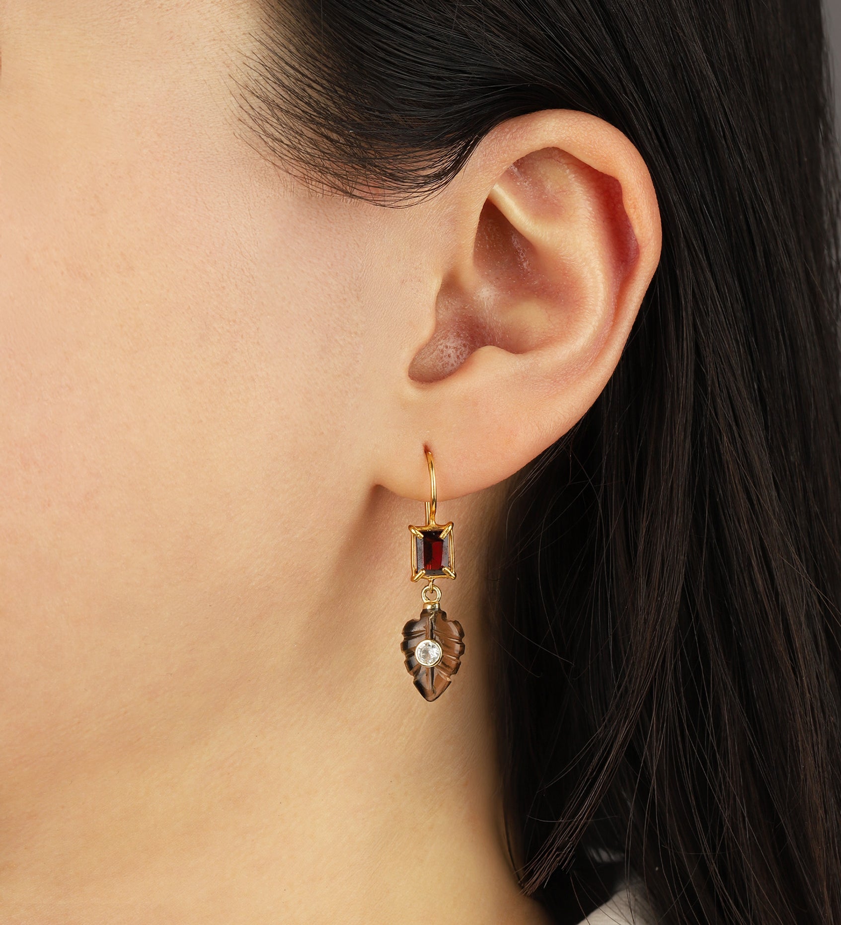 Chan Luu-Fern Earrings-Earrings-Blue Ruby Jewellery-Vancouver Canada