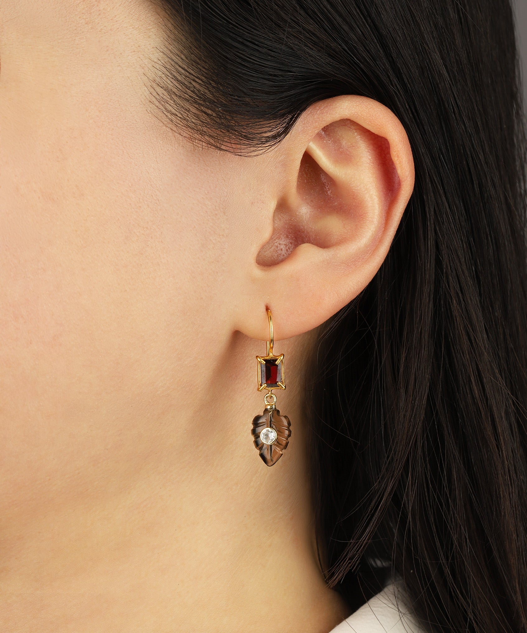 Chan Luu-Fern Earrings-Earrings-Blue Ruby Jewellery-Vancouver Canada