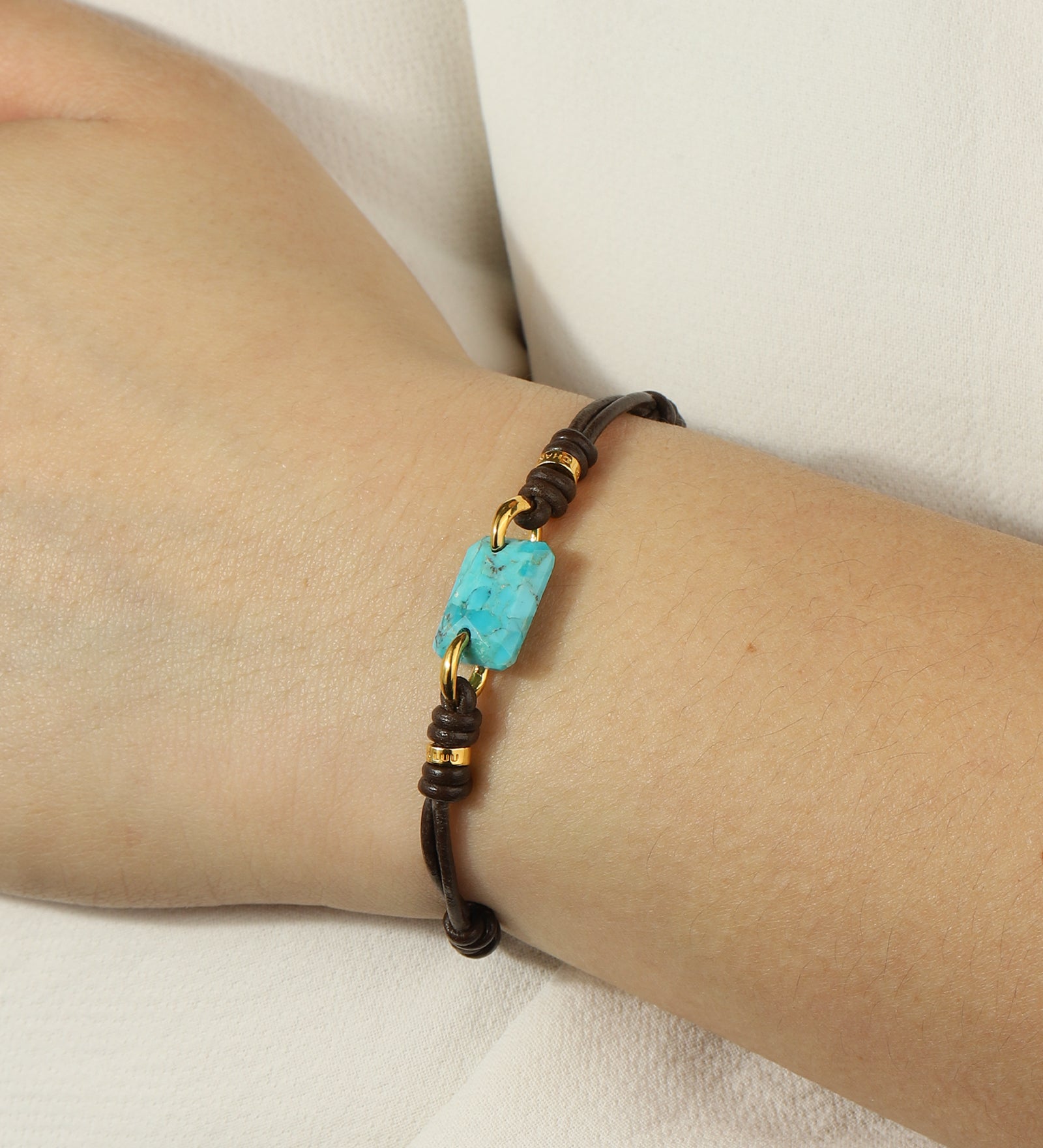 Chan Luu-Mesa Single Wrap Bracelet-Bracelets-Blue Ruby Jewellery-Vancouver Canada