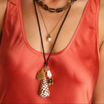 Chan Luu-Manon Charm Necklace-Necklaces-Blue Ruby Jewellery-Vancouver Canada