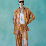 Manon Charm Necklace Multi 18k Gold Plated, Rutilated Quartz, Roman Glass