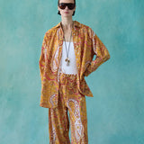 Manon Charm Necklace Multi 18k Gold Plated, Rutilated Quartz, Roman Glass