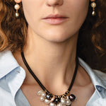 Double Pearl Drop Hook Earring s 18k Gold Vermei, Freshwater Pearl