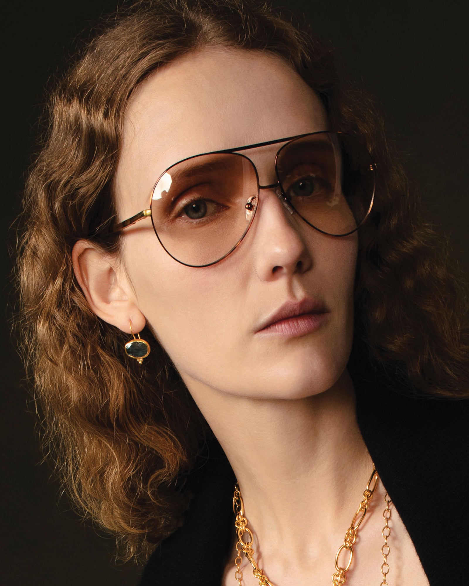 Bezel Set Labradorite Earrings 18k Gold Vermeil, Labradorite