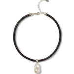 Rosemary Necklace Sterling Silver, White Pearl