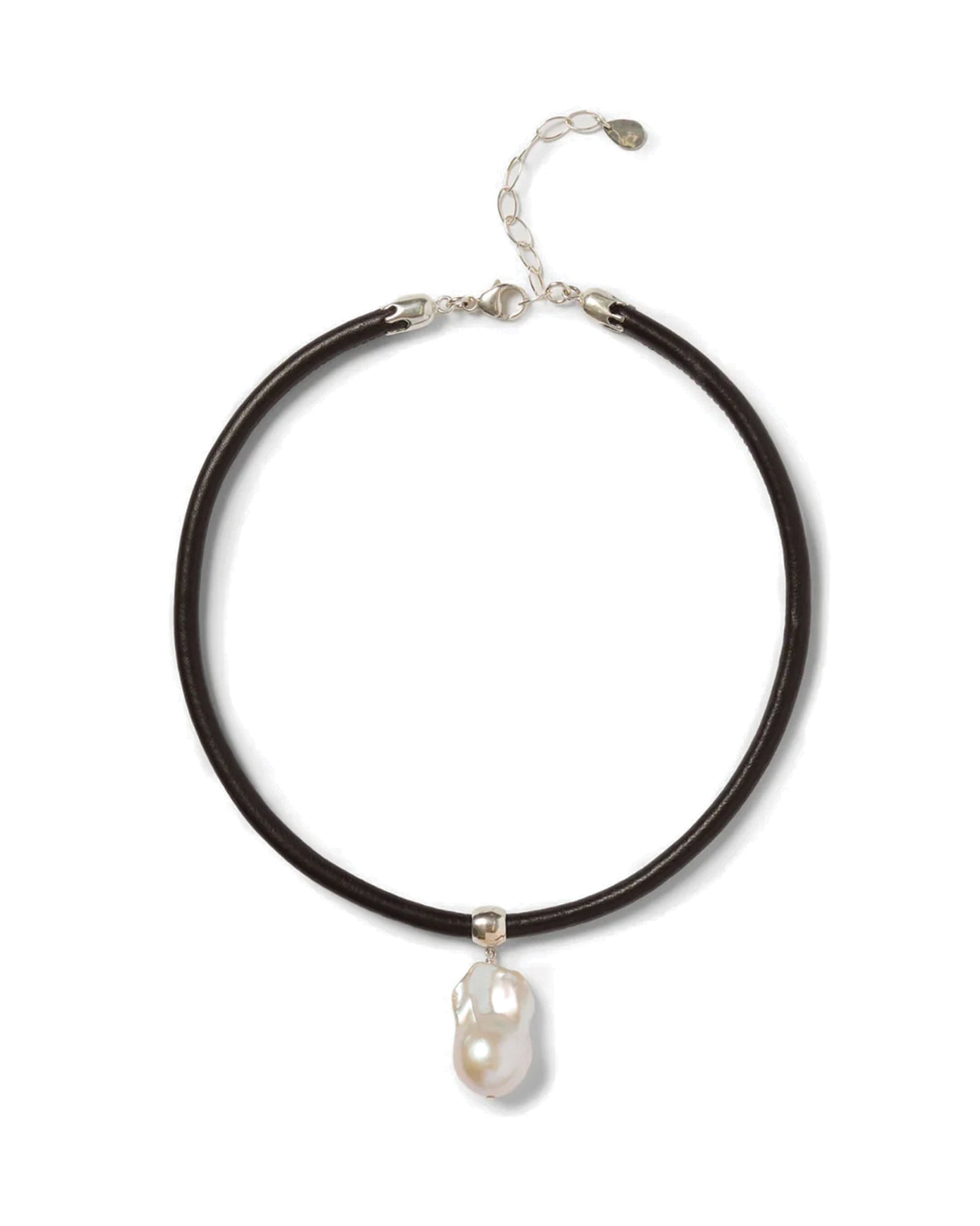 Rosemary Necklace Sterling Silver, White Pearl