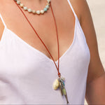 Chan Luu-Fisherman's Charm Necklace-Necklaces-Blue Ruby Jewellery-Vancouver Canada