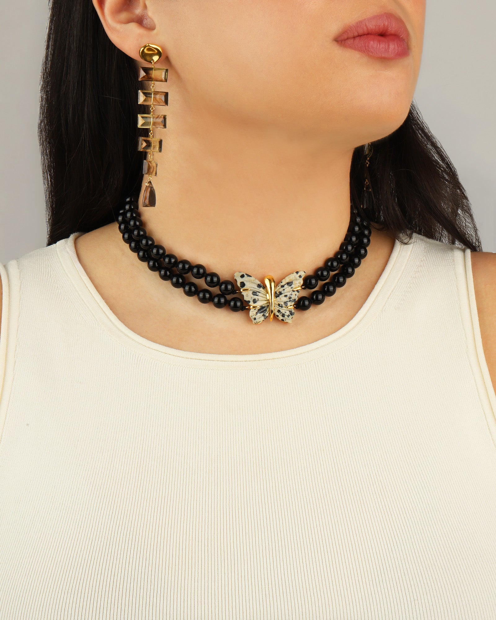 Chan Luu-Butterfly Collar Necklace-Necklaces-Blue Ruby Jewellery-Vancouver Canada
