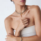 Chan Luu-Serpentine Cord Necklace-Necklaces-Blue Ruby Jewellery-Vancouver Canada