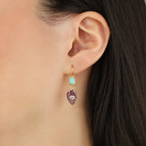 Chan Luu-Fern Earrings-Earrings-Blue Ruby Jewellery-Vancouver Canada