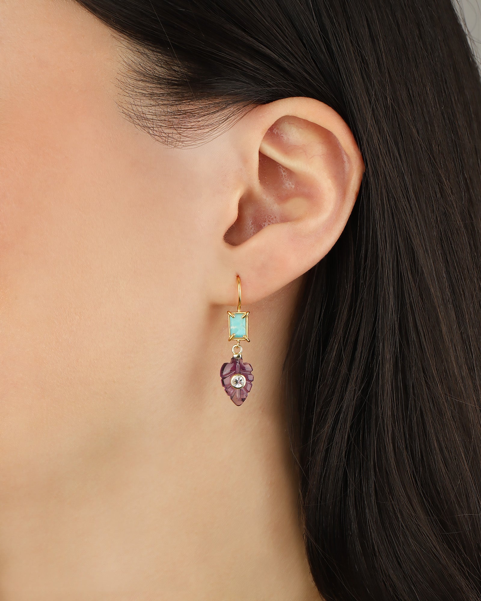 Chan Luu-Fern Earrings-Earrings-Blue Ruby Jewellery-Vancouver Canada