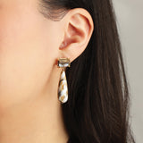 Chan Luu-Balthazar Drop Earrings-Earrings-Blue Ruby Jewellery-Vancouver Canada