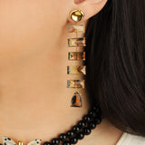Chan Luu-Fishbone Tiered Earrings-Earrings-Blue Ruby Jewellery-Vancouver Canada