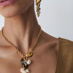 Chan Luu-Peacock Charm Necklace-Necklaces-Blue Ruby Jewellery-Vancouver Canada