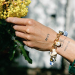 Chan Luu-Delft Charm Bracelet-Bracelets-Blue Ruby Jewellery-Vancouver Canada