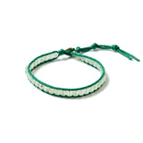 Stone Cord Anklet 18k Gold Vermeil, Paracord