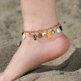 Chan Luu-Playa Anklet-Anklets-Blue Ruby Jewellery-Vancouver Canada