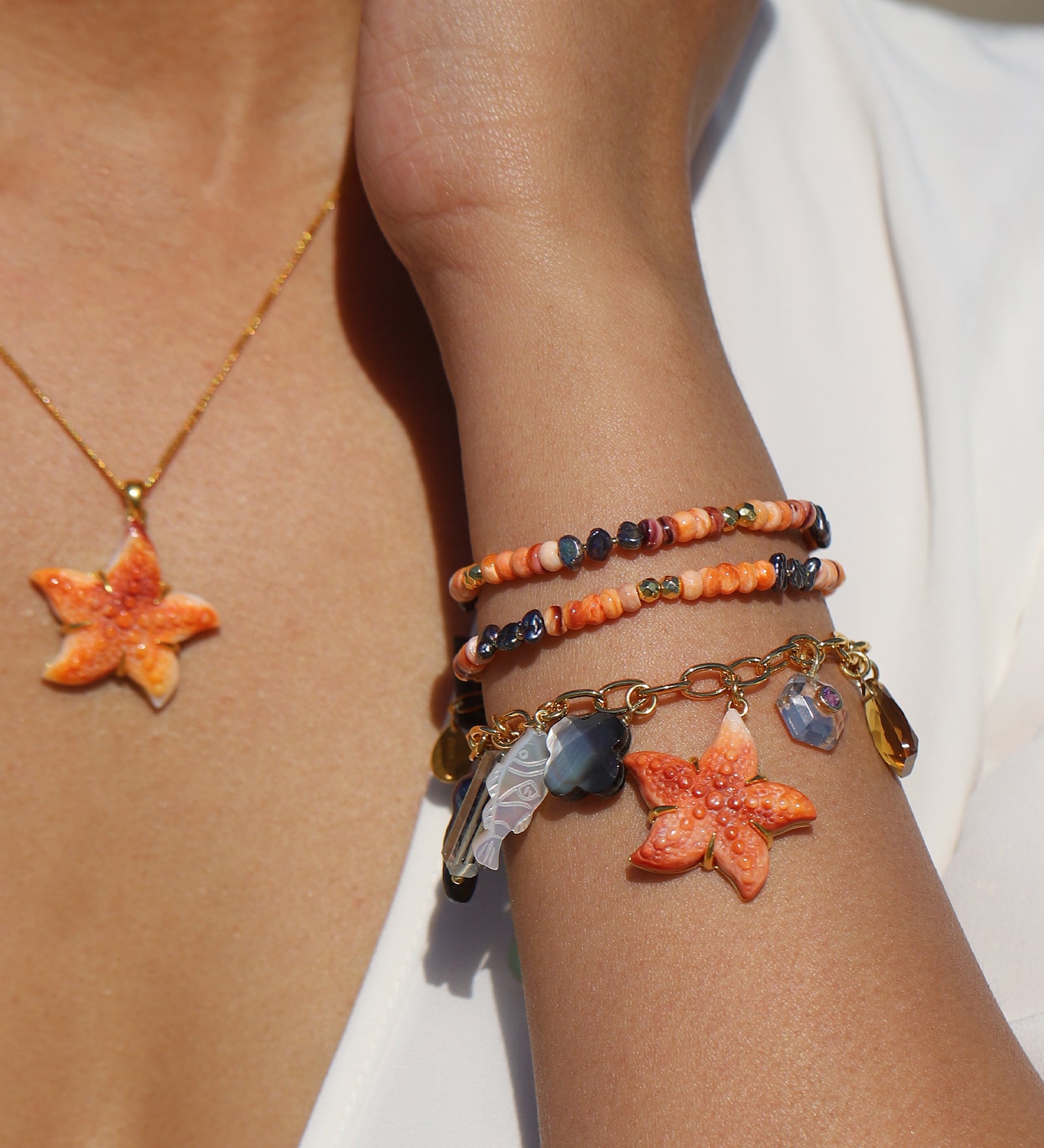 Chan Luu-Cortez Naked Wrap Bracelet-Bracelets-Blue Ruby Jewellery-Vancouver Canada