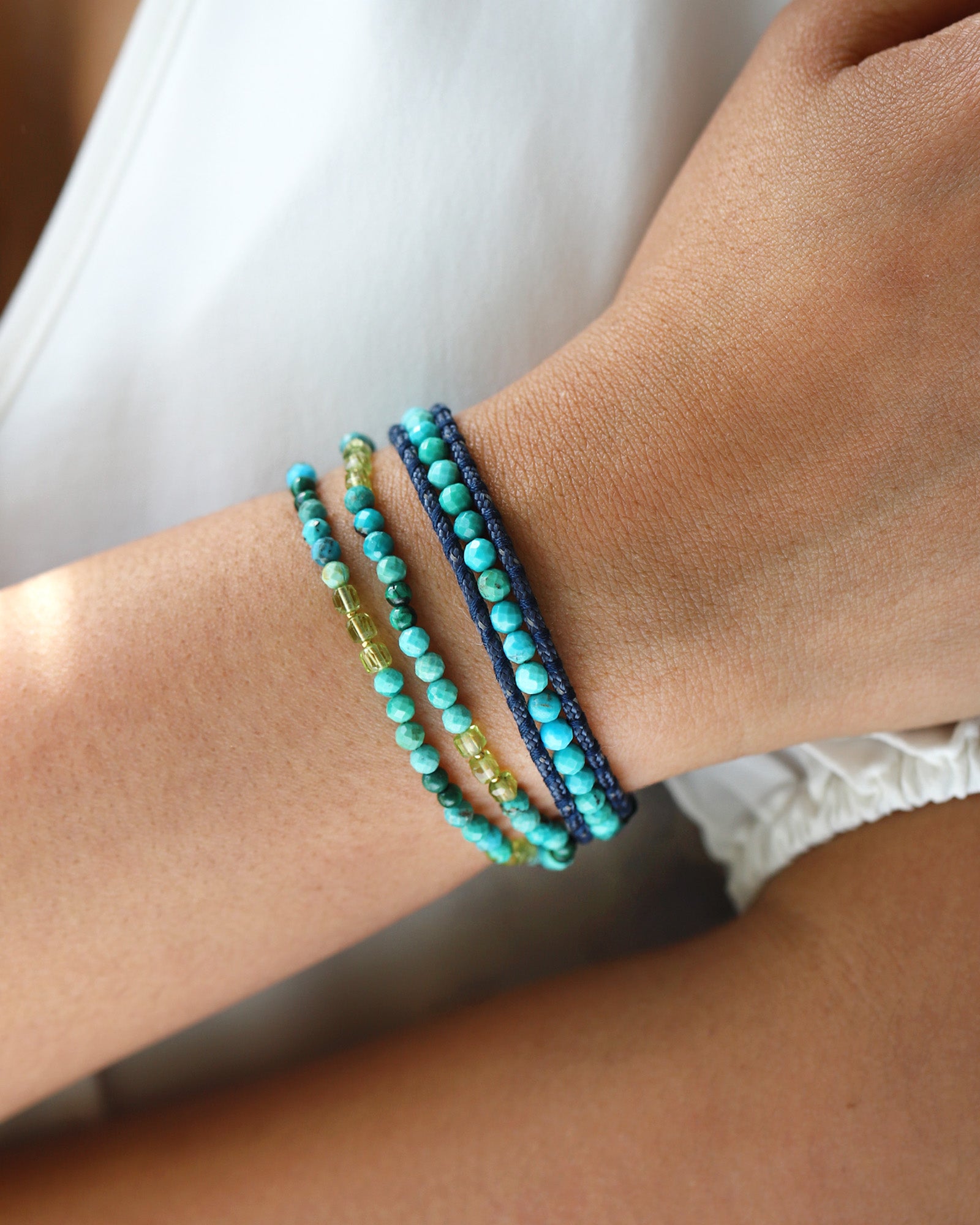 Chan Luu-Cortez Naked Wrap Bracelet-Bracelets-Blue Ruby Jewellery-Vancouver Canada