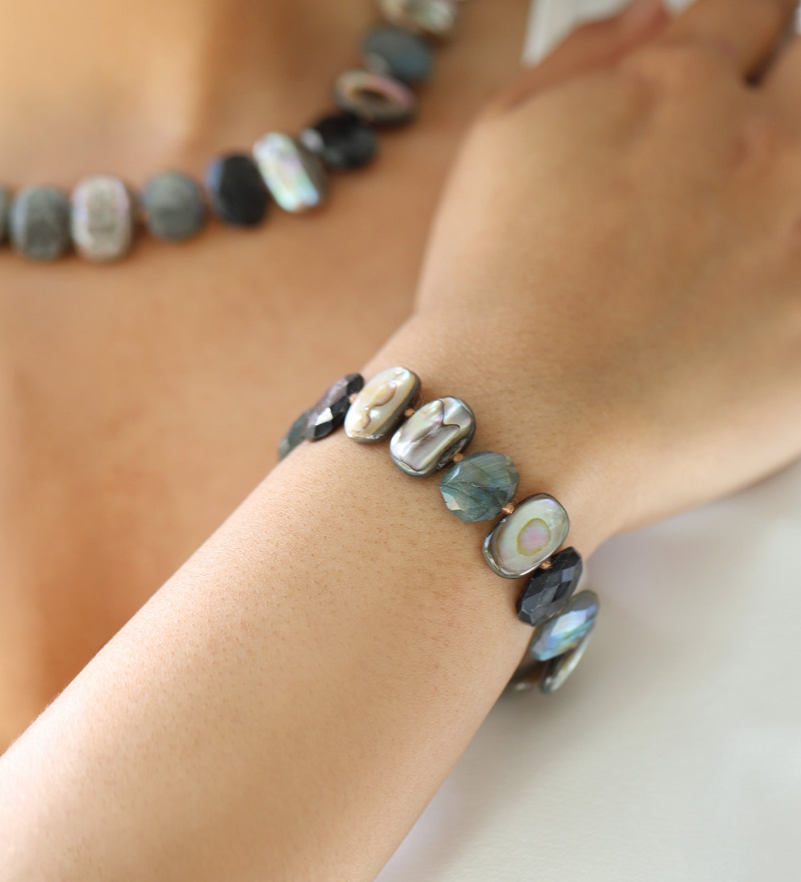 Chan Luu-Ursula Bracelet-Bracelets-Blue Ruby Jewellery-Vancouver Canada