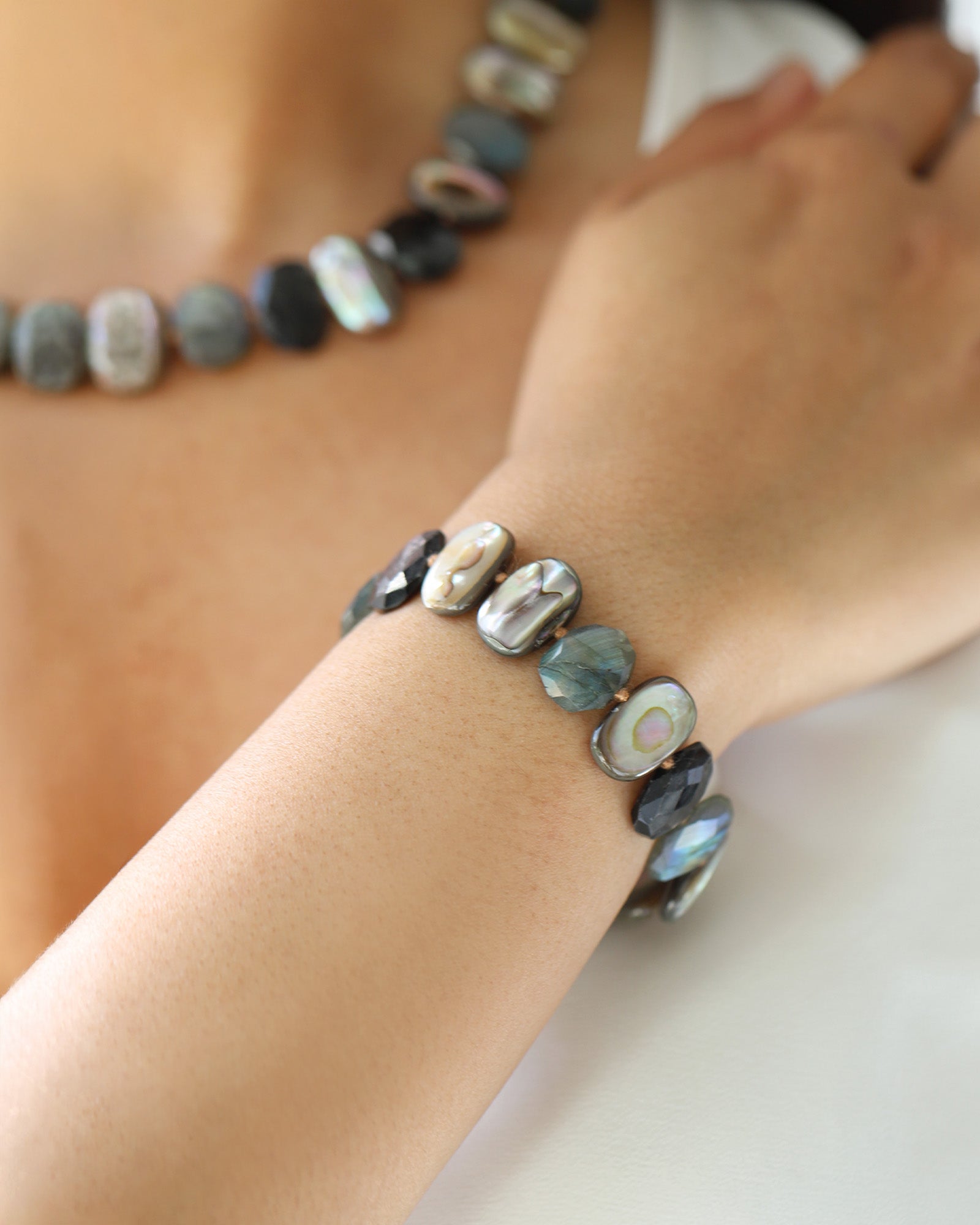 Chan Luu-Ursula Bracelet-Bracelets-Blue Ruby Jewellery-Vancouver Canada