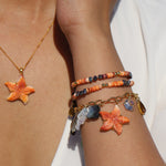 Chan Luu-Starfish Charm Bracelet-Bracelets-Blue Ruby Jewellery-Vancouver Canada