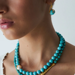 Chan Luu-Coral Crown Earrings-Earrings-Blue Ruby Jewellery-Vancouver Canada