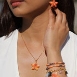 Chan Luu-Starfish Pendant Necklace-Necklaces-Blue Ruby Jewellery-Vancouver Canada