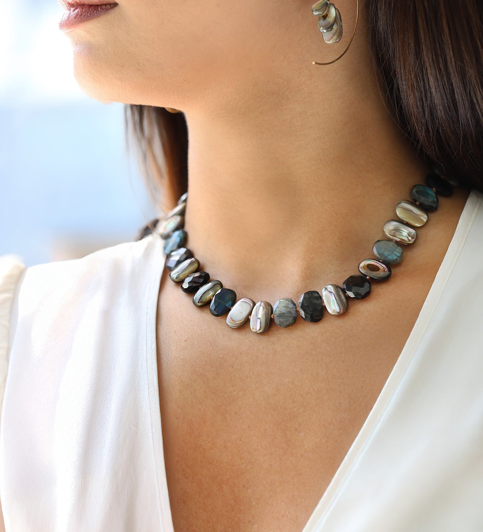 Chan Luu-Ursula Necklace-Necklaces-Blue Ruby Jewellery-Vancouver Canada