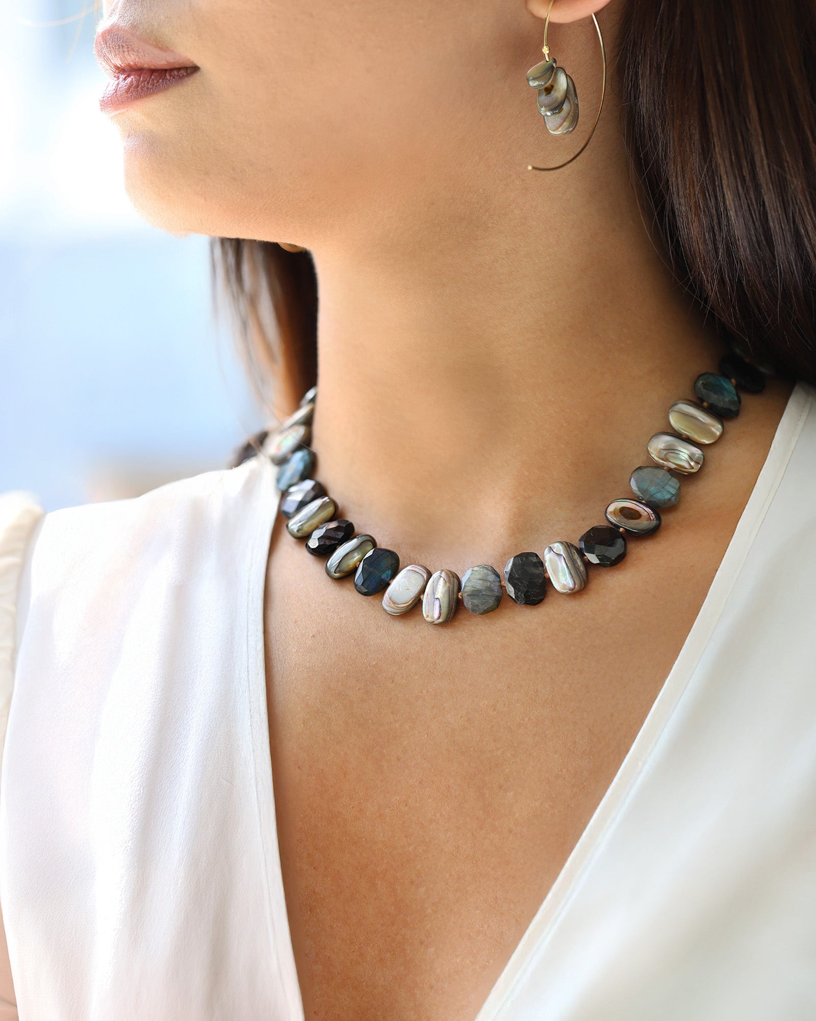 Chan Luu-Ursula Necklace-Necklaces-Blue Ruby Jewellery-Vancouver Canada