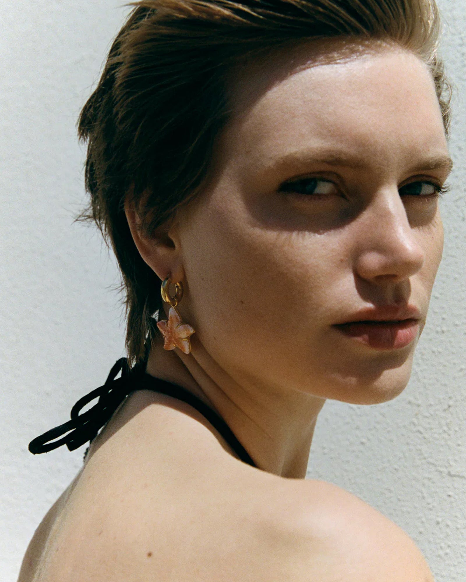 Chan Luu-Starfish Hoop Earrings-Earrings-Blue Ruby Jewellery-Vancouver Canada