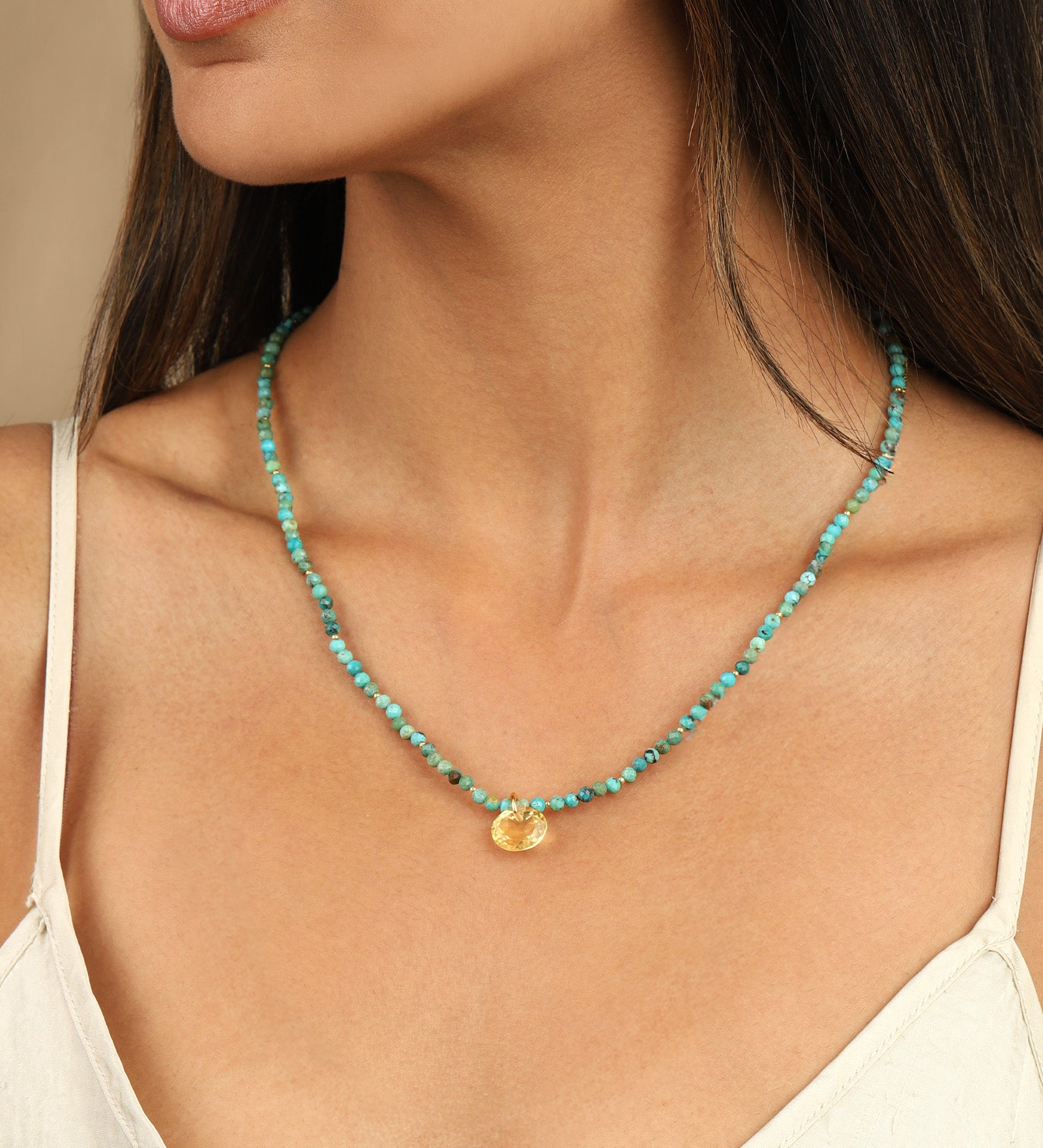 Chan Luu-Camille Necklace-Necklaces-Blue Ruby Jewellery-Vancouver Canada