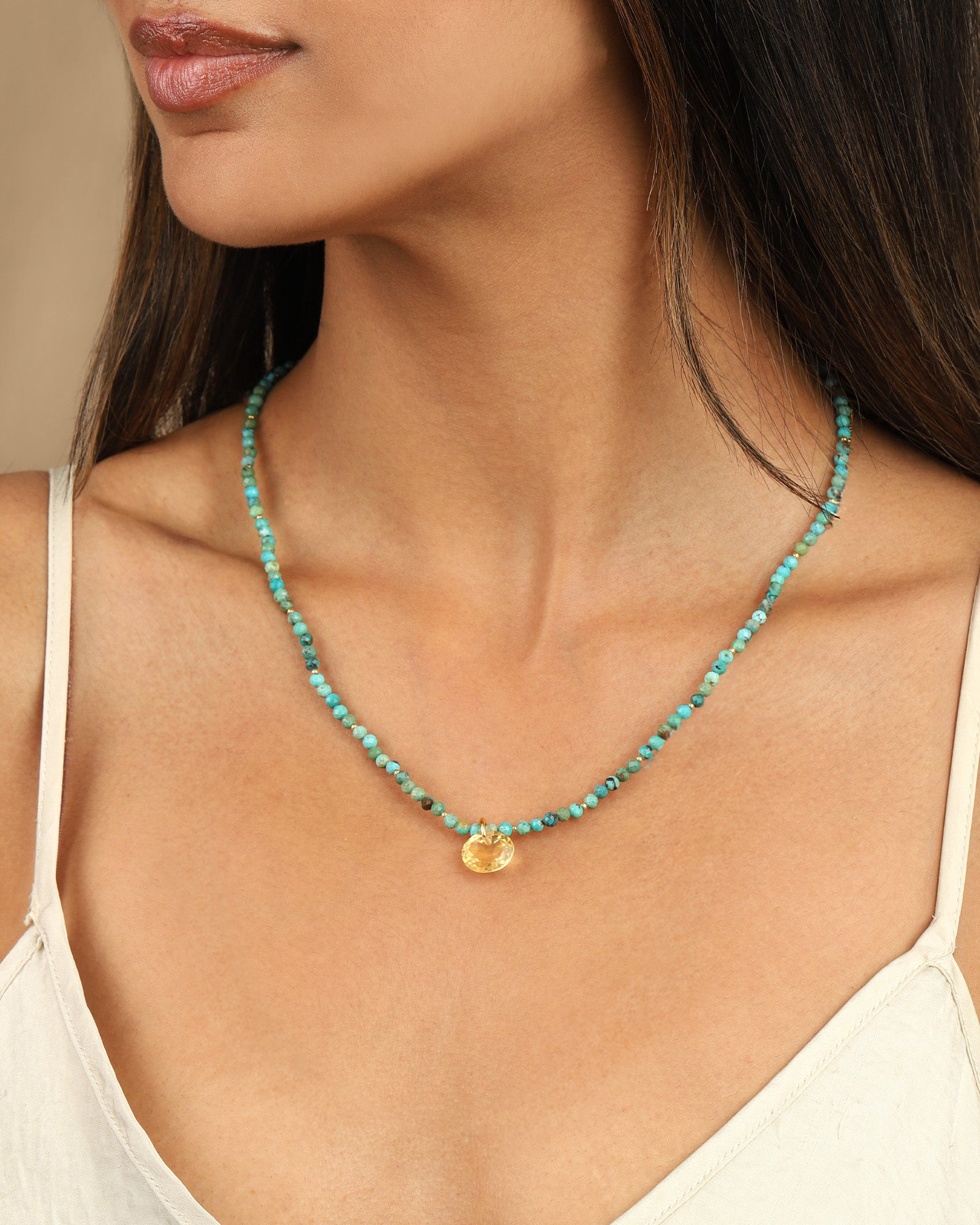 Chan Luu-Camille Necklace-Necklaces-Blue Ruby Jewellery-Vancouver Canada