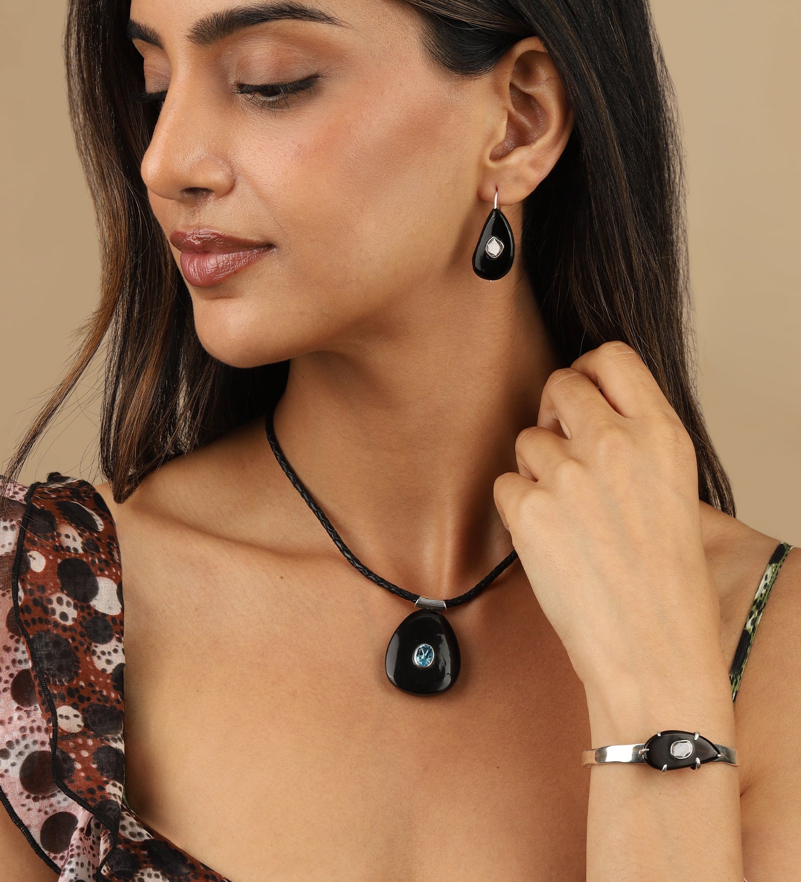 Chan Luu-Pebble Earrings-Earrings-Blue Ruby Jewellery-Vancouver Canada