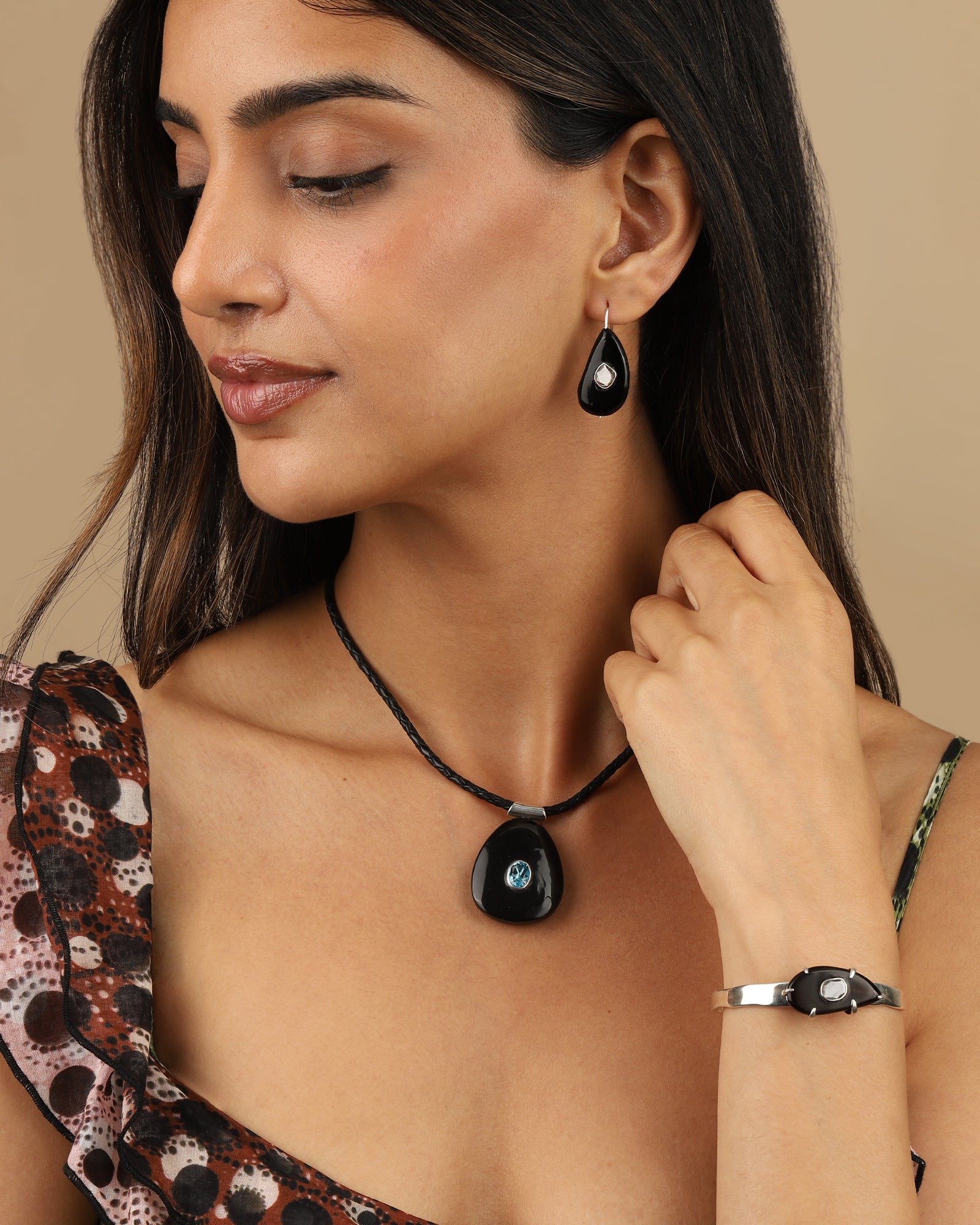 Chan Luu-Pebble Earrings-Earrings-Blue Ruby Jewellery-Vancouver Canada