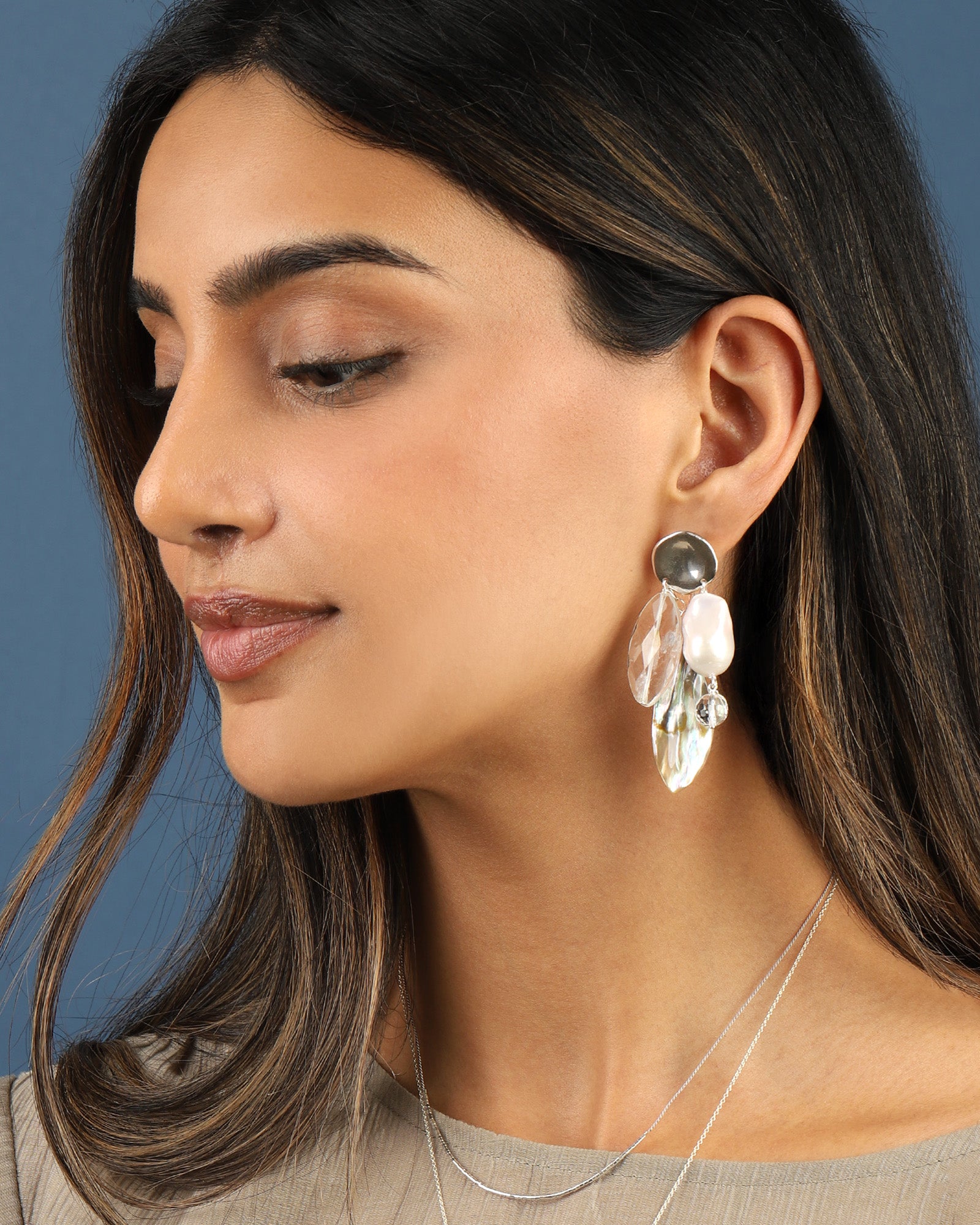 Chan Luu-Shore Charm Earrings-Earrings-Blue Ruby Jewellery-Vancouver Canada