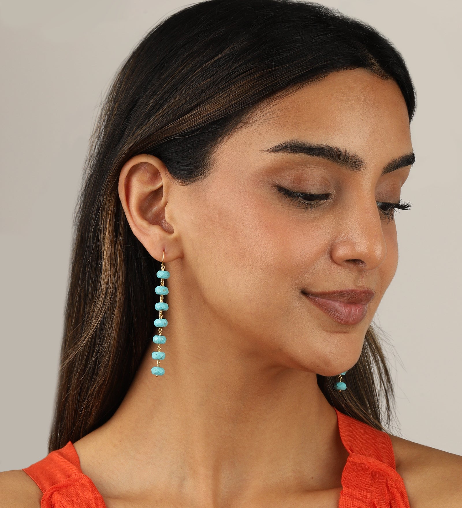 Chan Luu-Ladder Earrings-Earrings-Blue Ruby Jewellery-Vancouver Canada