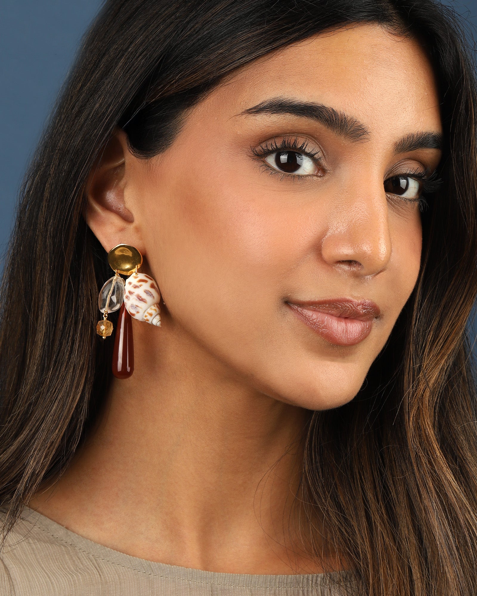 Chan Luu-Shore Charm Earrings-Earrings-Blue Ruby Jewellery-Vancouver Canada