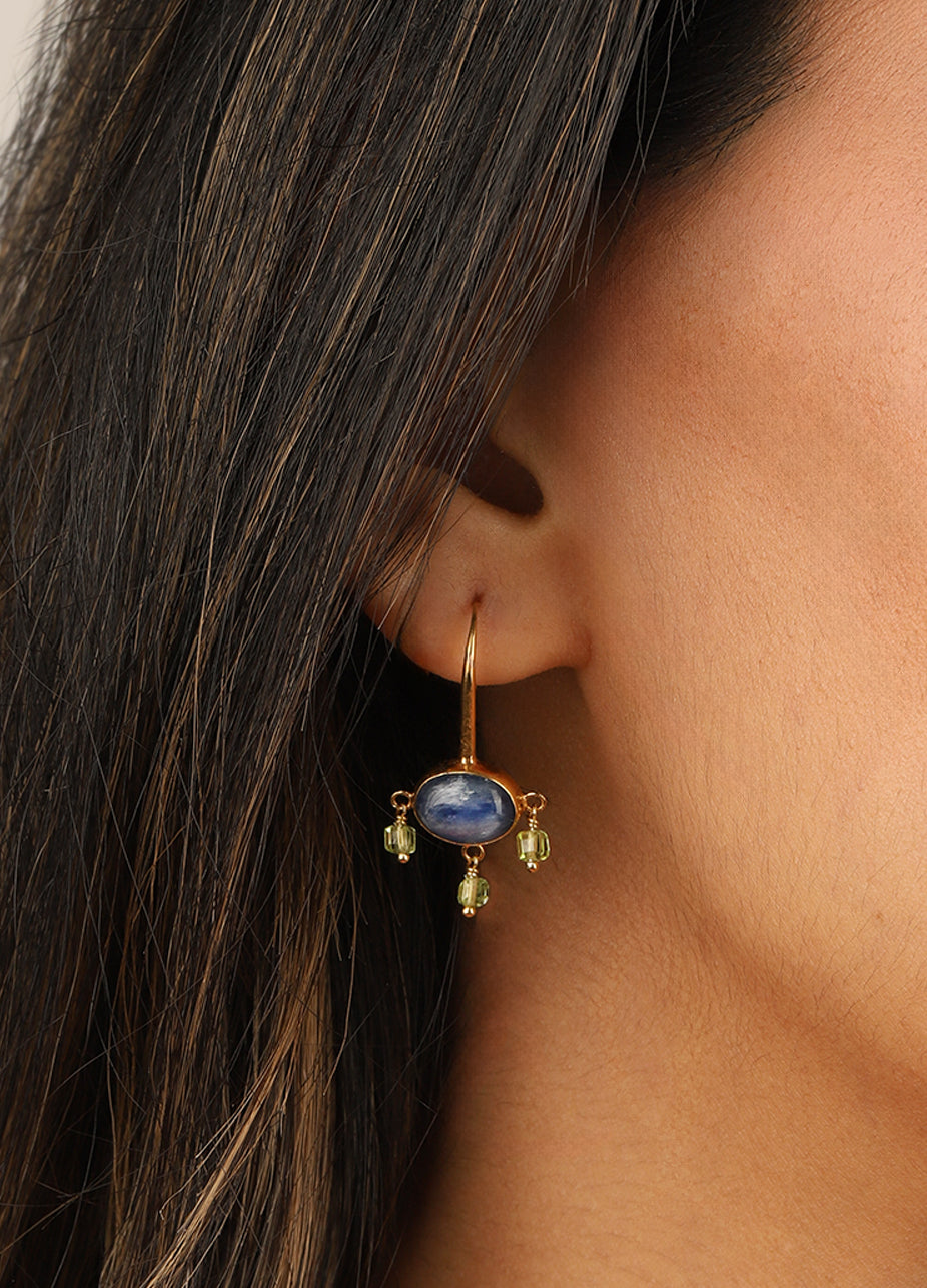 Chan Luu-Della Drop Earrings-Earrings-Blue Ruby Jewellery-Vancouver Canada