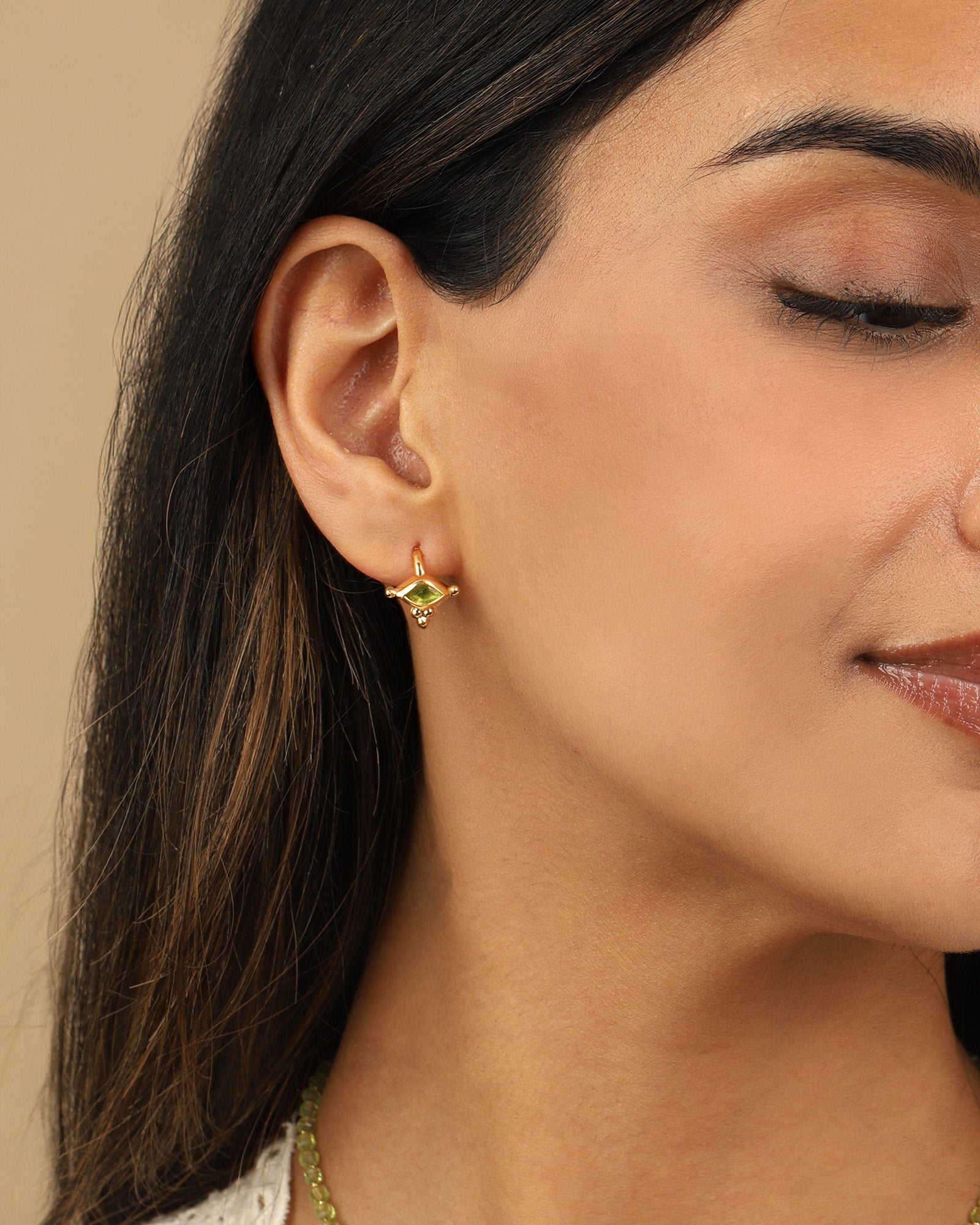 Chan Luu-Della Stud Earrings-Earrings-Blue Ruby Jewellery-Vancouver Canada