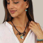 Chan Luu-Della Drop Earrings-Earrings-Blue Ruby Jewellery-Vancouver Canada