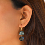 Chan Luu-Labyrinth Duo Earrings-Earrings-Blue Ruby Jewellery-Vancouver Canada